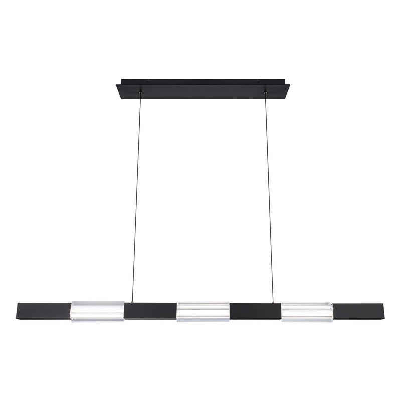 Black 47 inch Super Star 4CCT Linear Pendant by WAC Lighting