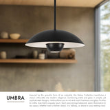 Black 5inch Umbra Pendant by Kuzco Lighting
