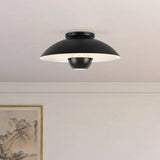 Black 5inch Umbra Semi-Flush Mount by Kuzco Lighting