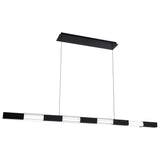 Black 60 inch Super Star 4CCT Linear Pendant by WAC Lighting