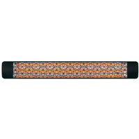 Black Astra Dual Element 61" 3000 Watt Electric Patio Heather by Eurofase Heating