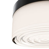 Black Balto I 4CCT LED Flush Mount by WAC Lighting Detail View