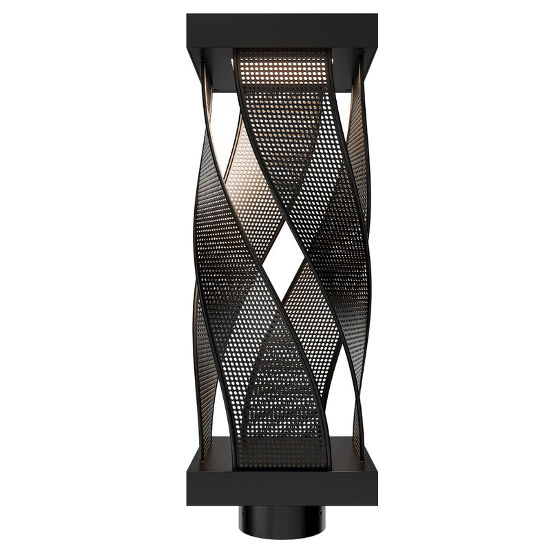 Black Brocade Outdoor Post Mount by WAC Lighting