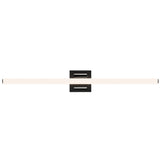 Black Chrome Flatte 4CCT LED Bath and Wall Sconce by WAC Lighting