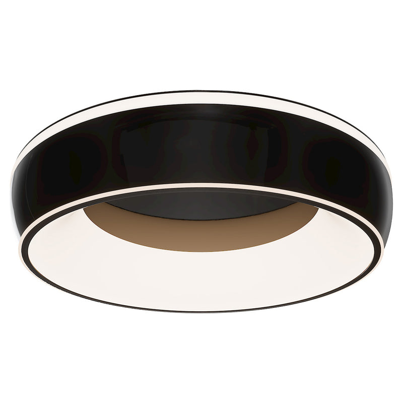 Black Chrome Ringwall 4CCT LED Flush Mount by WAC Lighting
