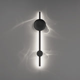 Black Clocker 4CCT LED Wall Sconce by WAC Lighting