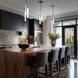 Black Dripstone 4CCT Pendant Light by WAC Lighting in Dining Room