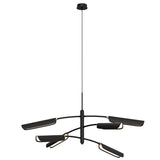 Black Flo Chandelier PR6 by Seed Design