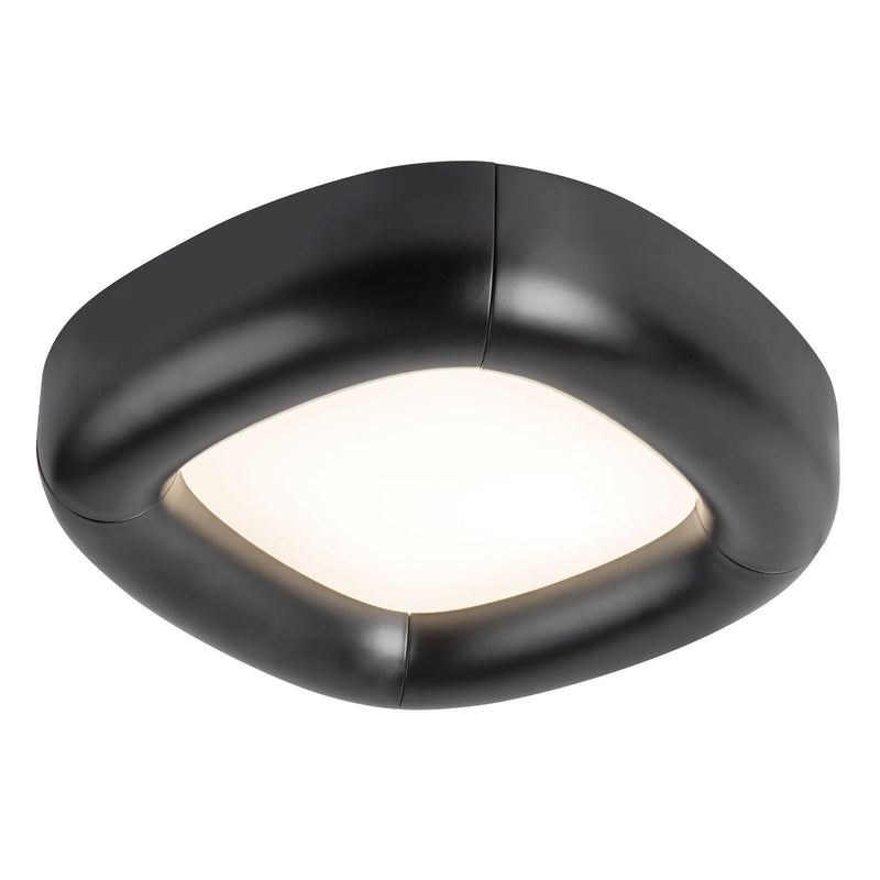 Black Folio Flush Mount by Kuzco Lighting