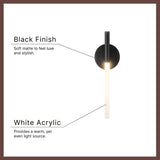 Black Jeanie Wall Sconce by Kuzco Lighting