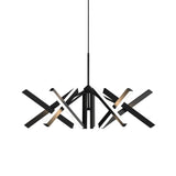 Matt Black Konnect Chandelier P10 by Seed Design