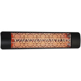 Black Mason Dual Element 39inch 5000 Watt Electric Patio Heater by Eurofase Heating