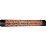 Black Mason Dual Element 61inch 6000 Watt Electric Patio Heather by Eurofase Heating