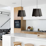 Black Mini Rad Pendant Light by Traum in Kitchen