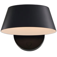 Matt Black Olo XL Wall Sconce by Seed Design