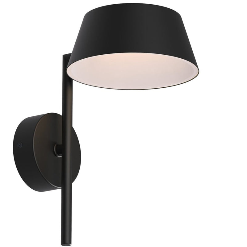 Shiny Black Olo XL WU Wall Sconce by Seed Design