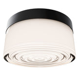 Black Plain Tuck Outdoor Wall-Ceiling Light by Modern Forms