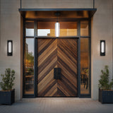 Black Porter 4CCT Outdoor LED Wall Sconce by WAC Lighting in Outdoor Area