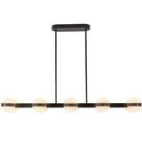 Black Selene Linear Pendant by Kuzco Lighting
