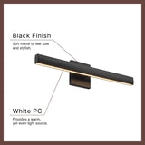 Black Tila Vanity Light by Kuzco Lighting