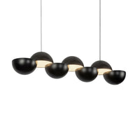 Black Void Linear Pendant by Kuzco Lighting