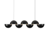 Black Void Linear Pendant by Kuzco Lighting