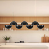 Black Void Linear Pendant by Kuzco Lighting