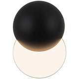 Black Void Wall Sconce by Kuzco Lighting