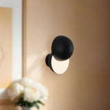 Black Void Wall Sconce by Kuzco Lighting