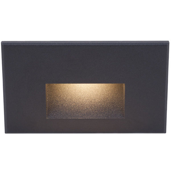 Black on Aluminum WL-LED100 Endurance Step And Wall Light by WAC Lighting
