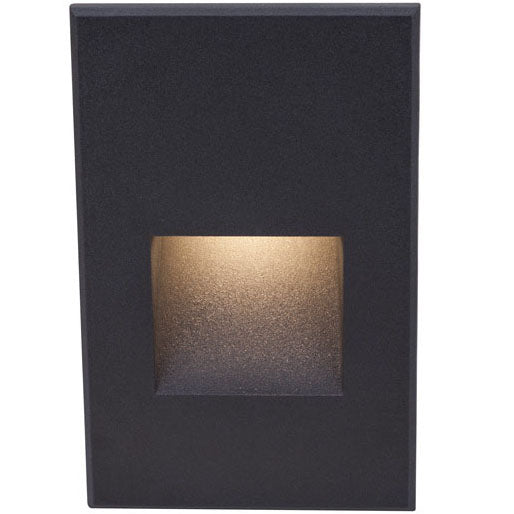 Black on Aluminum WL-LED200 Endurance Step And Wall Light by WAC Lighting