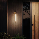 Blaze Exterior Wall Sconce Medium By Troy Lighting Lifestyle View