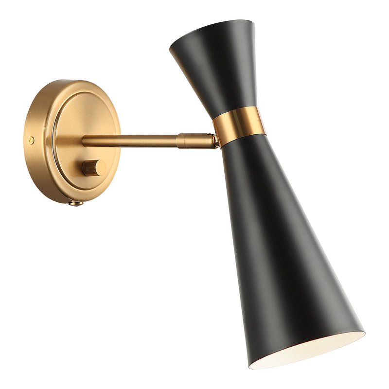 Blaze Wall Sconce 12 Inch Black