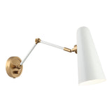 Blink Swing Arm Wall Sconce White