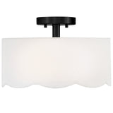 Bliss Semi-Flush Mount Black By Lark Living  - Front View2