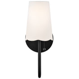 Bliss Wall Sconce Black By Lark Living - Front View1