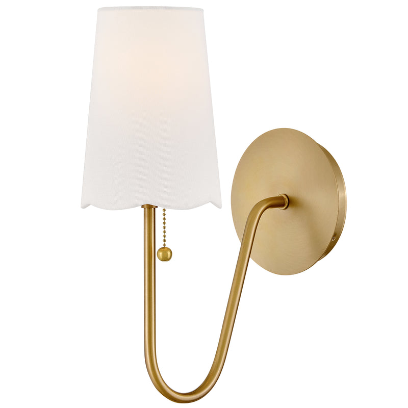 Bliss Wall Sconce Lacquered Brass By Lark Living