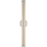 Bloccare Vanity Light 18 Inch Satin Nickel By Visual Comfort Modern - Front View1
