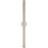 Bloccare Vanity Light 24 Inch Polished Nickel By Visual Comfort Modern - Front View3