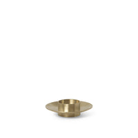 Block Candle Holder - Brass by Ferm Living