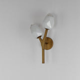 Blossom 2-Light LED Wall Sconce by ET2 - Natural Aged Brass