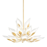 Blossom Chandelier - 20-Light - Gold Leaf by Hudson Valley