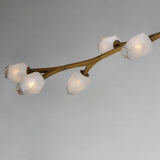 Blossom LED Pendant by ET2 - 10-Light Natural Aged Brass