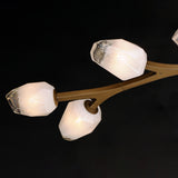 Blossom LED Pendant by ET2 - 10-Light Natural Aged Brass