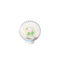 Bjørn Wiinblad Dora Tealight Holder, Blue Rose, Ø: 5.1" By Bjorn Wiinblad