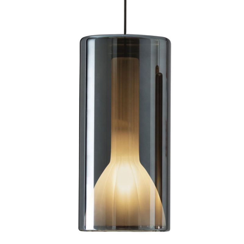 Mirroring Blue Lit Pendant by Penta
