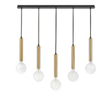 Bobbie Large Five Light Linear Chandelier
