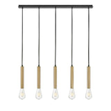 Bobbie Large Five Light Linear Chandelier