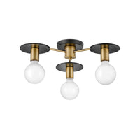 Bobbie Medium Three Light Semi-Flush Mount