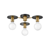 Bobbie Medium Three Light Semi-Flush Mount
